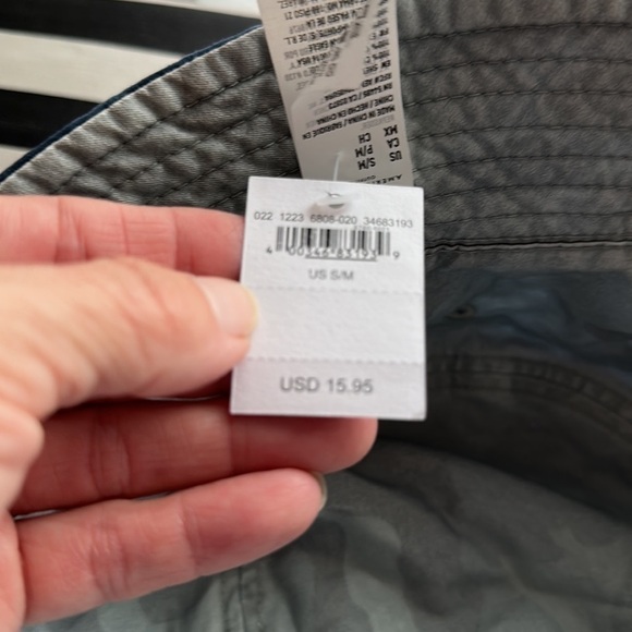 NWT American Eagle hat small tie dye blue bucket hat hip hop - Picture 6 of 9